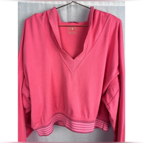 Coral Pink Women's Sweatshirt - Picture 4 of 5